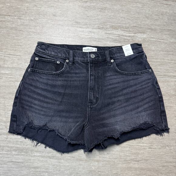 Abercrombie & Fitch The Mom Shorts Curve Love - Picture 1 of 8